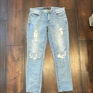 EXPRESS Jeans-  Light Blue Distressed Denim